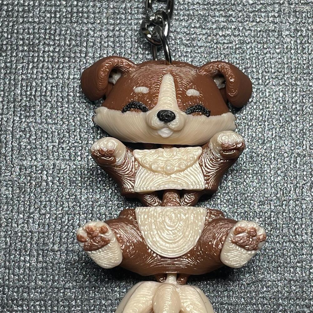 3D Printed Dog Key Ring